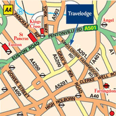 Travelodge Kings Cross Royal Scott London Bagian luar foto
